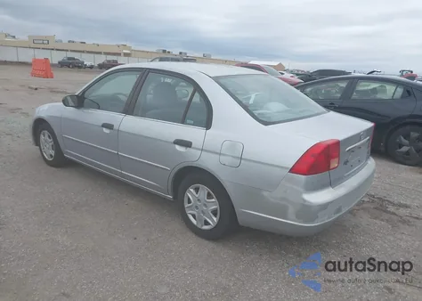2001 Honda Civic Lx z USA, uszkodzony, nr VIN 2HGES16581H550103